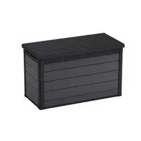 Keter Cortina sodo daiktadėžė 380 l, antracito spalvos (R103917)