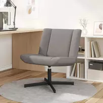 Fotelis Sukamasis krėslas Taupe 63 x 75 x 76 cm audinys