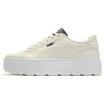 Puma Karmen Slip Resistant Durable Low Top Skate Shoes Women Sneakers Off-White 386657-02 35.5
