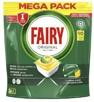 Fairy Indų plovimo kapsulės Todo En 1 Original 90 vnt.