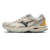 Mizuno Racer S 2.0 Fashion Comfortable Non-Slip Wear-Resistant Waterproof Breathable Low-Top Running Shoes Unisex sneaker White Sand D1GH243501 44