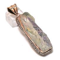 Crystal Titanium Gemstone Copper Jewelry Pendant 2.84