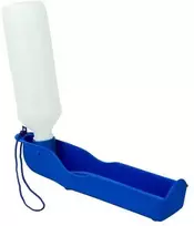 Happet Kelioninis butelis šunims (mėlynas) 500ml