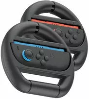 „iPega SW2054“ lenktyninis vairas, skirtas „JoyCon“ valdikliams, „Nintendo Switch 2“, juodas