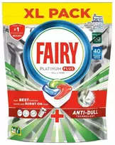 None Mondex FAIRY PLATINUM PLUS indaplovės kapsulės, 40 vnt., originalios, 620 g