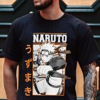 Naruto Uzumaki T-Shirt, Vintage Anime Manga Shirt, Unisex Tee S-5XL Naruto Merch L