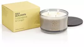 Max Benjamin Aromatinė trijų dagčių žvakė LEMONGRASS & GINGER 560 g