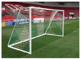 „Domeks“ futbolo tinklas 7,5 x 2,5 m, gylis 2 m, PE 4, baltas