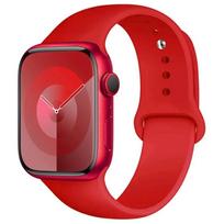 Silikoninė apyrankė Apple Watch dirželiui 44mm 45mm 40mm 41mm 42-38mm 45 mm sportinė apyrankė iwatch series 8 7 6 5 4 3 SE 9 Ultra 2 49mm 38mm-40mm-41mm S-M