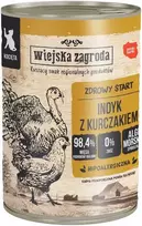 Kačių Maistas - Wiejska Zagroda Kittens kalakutiena with vištiena Wet 400g