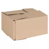 Sulankstoma dėžė 50 pcs Natūrali 20 x 15 x 10 cm Kartonas