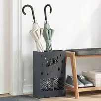 Lietaus skėtis stovas Antracito 28 x 12 x 41 cm Plienas