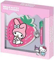 Karactermania Hello Kitty and Friends My Melody Strawberry Diary + pen