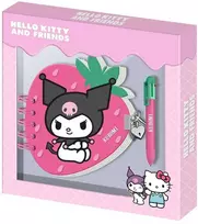 Karactermania Hello Kitty and Friends Kuromi Strawberry Diary + pen