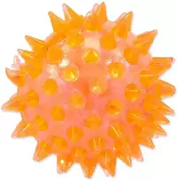 Dog Fantasy Šuns žaislas - Placek Žaislinis šuns fantazijos kamuoliukas švilpiantis oranžinis 5 cm