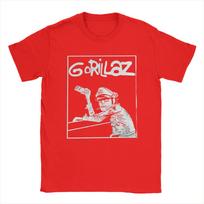 Music Band Gorillazs Punk Rock Print T-Shirt Summer  Leisure T-Shirts Men's Cotton Breathable 4XL 5XL 6XL Tees Short Sleeve Tops S
