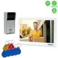 EVOLVEO DoorPhone 10-2W - 2 laidų vaizdo domofonas su programėle, 32GB atmintimi