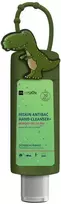 HISKIN Antibac Hand Valiklis+ Biocidinis rankų gelis su mangų kvapu - dinozauras (75 ml buteliukas + dėklas)