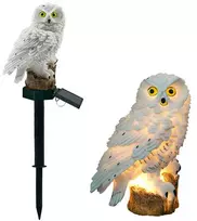 LED sodo lempa pelėdos formos