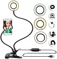 Žiedo formos LED stalo lempa