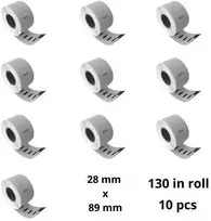 Dymo 99010 S0722370 etiketės ritinys Dore analoginė komplektas 10 vienetų