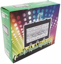 LED stroboskopas su lazeriais