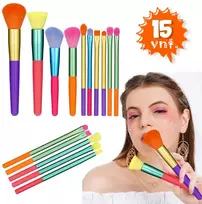 Makiažo šepetėliai "Rainbow"