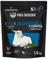 PAKA ZWIERZAKA ėriena su cukinijomis S - sausas šunų ėdalas - 1,5kg