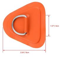 Inflatable Paddle Board D Rings Portable Kayak D Ring Inflatable Boats Accessories Paddle Board Rope Buckle Patch For Kayaks oranžinė
