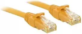 Tinklo Kabelis - LINDY Cat.6 U/UTP Tinklo Kabelis, RJ45, M/M, 250MHz, 20 m, Geltonas