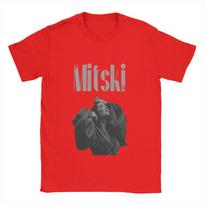 Mitski    T-Shirt Summer  Funny Pure Cotton T Shirts For Men Hipster Print Tshirt Short Sleeve Y2K Fun Tops S