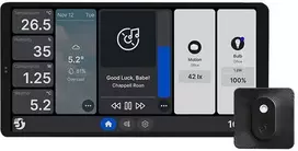 Shelly Wall Ekranas X2 išmanių namų valdymo ekranas juodas plius BLU sensorius