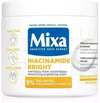 Mixa Niacinamide Bright Moisturising Anti-Dark Spot Kreminis skaistinantis ir drėkinantis veido kremas, 400 ml
