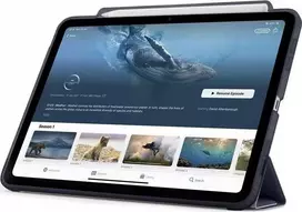 Pipetto Origami No3 Pieštukas dėklas, tamsiai mėlynos spalvos – Apple iPad Air 13″ 2024/2025/2026
