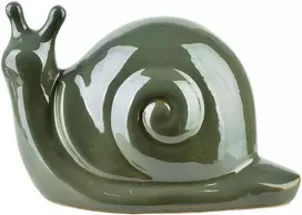 Mondex Keraminė sraigės figūrėlė 19x11x11cm