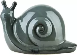 Mondex Keraminė sraigės figūrėlė 19x11x11cm