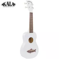 Kala Makala Soprano Shark -ukulele valkoinen