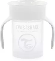 Twistshake gertuvė nuo 6mėn. 360°, balta 78931