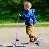 Promotions Vaikiškas paspirtukas, aliuminis sulankstomas triukų paspirtukas, violetinis