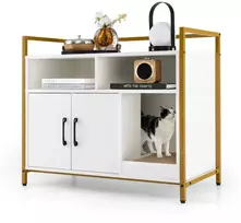 Promotions Katės kraiko dėžės baldai, 89x45x75 cm, Ruda/Juoda