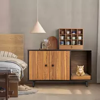 Promotions Kačių kraiko dėžės uždengimas, 90x50x50 cm, Riešutas