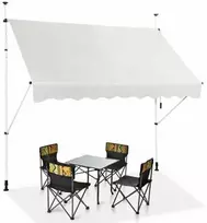 Promotions Lauko saulės šešėlių pavėsinė, 250x120 cm, smėlio baltos spalvos