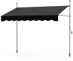 Promotions Spaustuvo markizė, 250x120x210-300 cm, Balta
