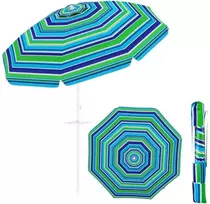 Promotions Paplūdimio skėtis, 220x220 cm, žalias