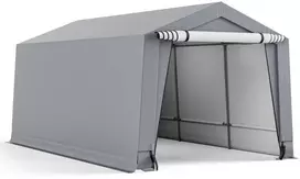 Promotions Lauko automobilių stoginė, 304.8x487.7x246.4 cm, Pilka