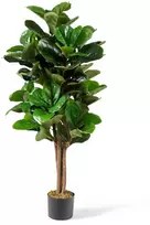 Promotions Dirbtinis fikuso lapų figmedis, 121,9 cm, žalias