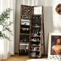 Promotions Papuošalų spintelė, 39x39x161 cm, Ruda