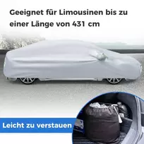 Promotions Automobilio uždangalas, 431x165x119 cm, sidabrinė