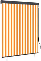 Lauko roletas, baltos ir oranžinės spalvų, 140x250cm