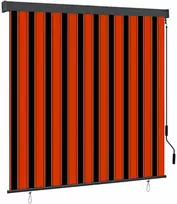 Lauko roletas, oranžinės ir rudos spalvų, 160x250cm